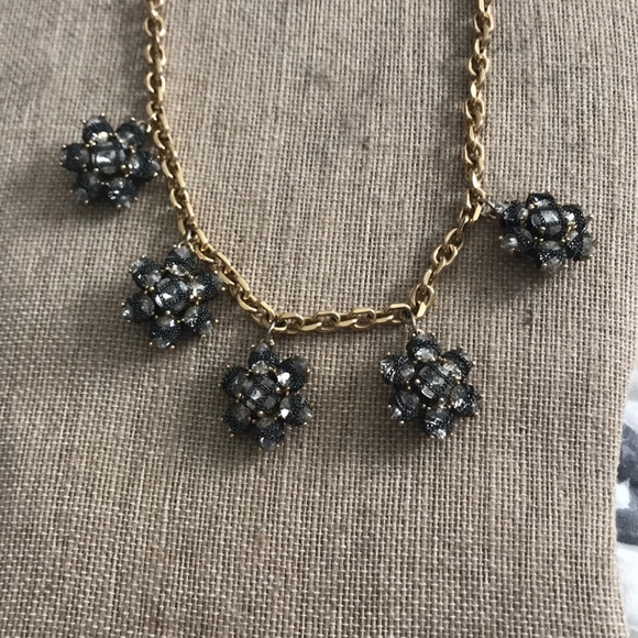 Ann Taylor gold black and white necklace EUC - Picture 3 of 5